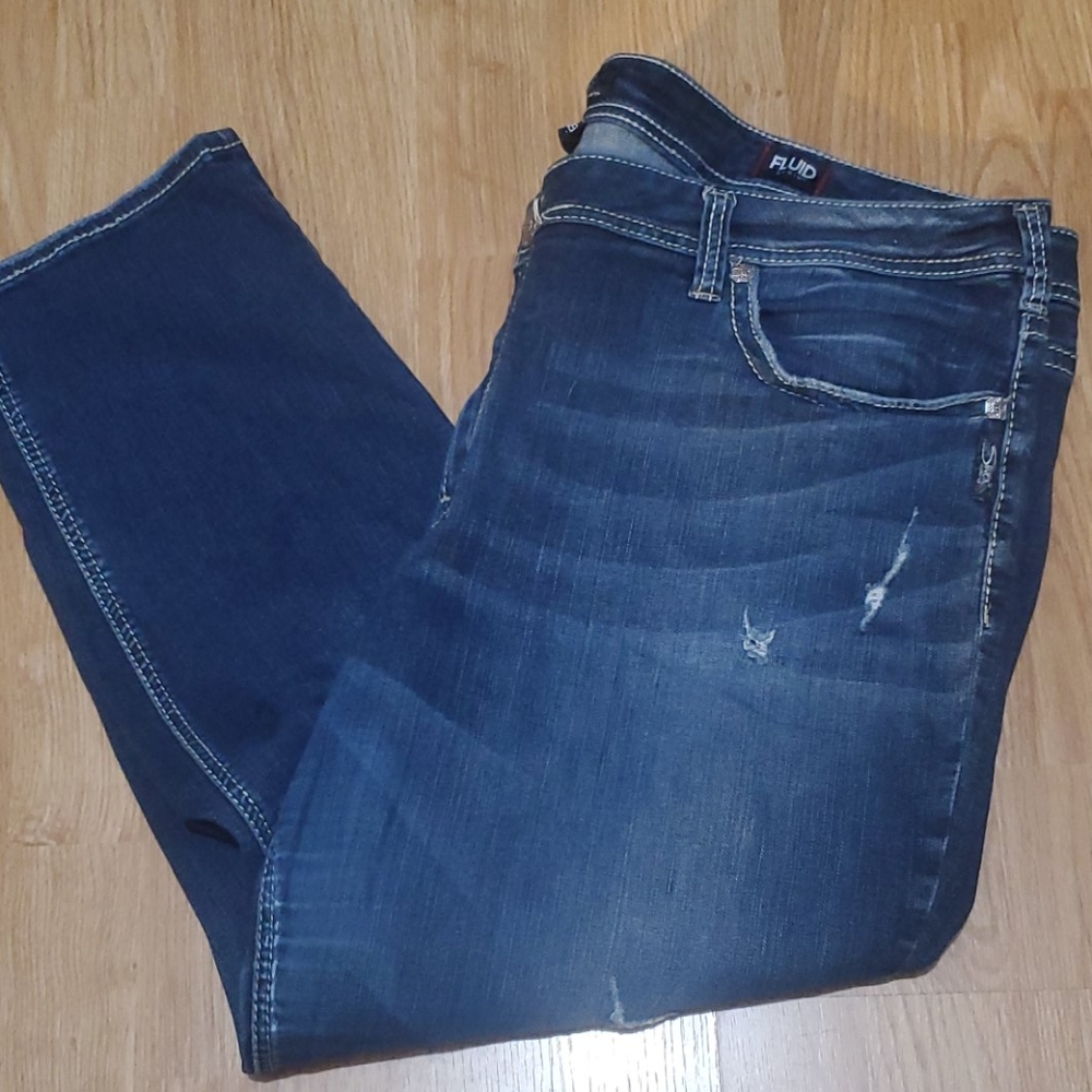 Silver jeans
